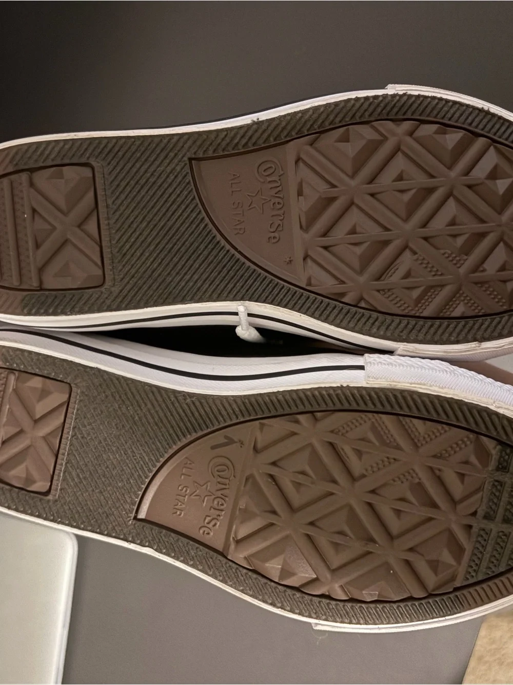 Converse Low-Top Black Sneakers with White Accents